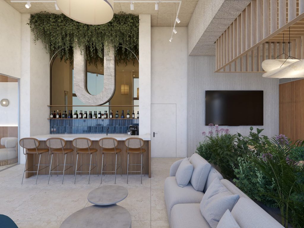 עיצוב פנים משרדים — U נכסים — סטודיו שלומי מרציאנו