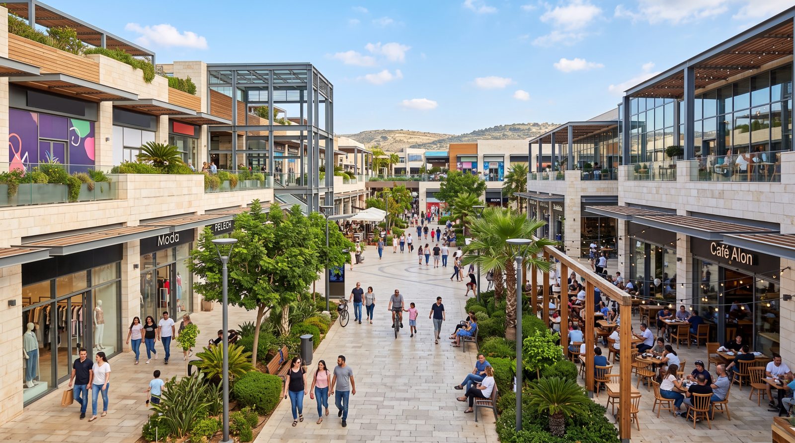 תמונת כותרת למאמר: מרכזי מסחר: אדריכלות ועיצוב פנים שיניעו את העסק שלך קדימה
